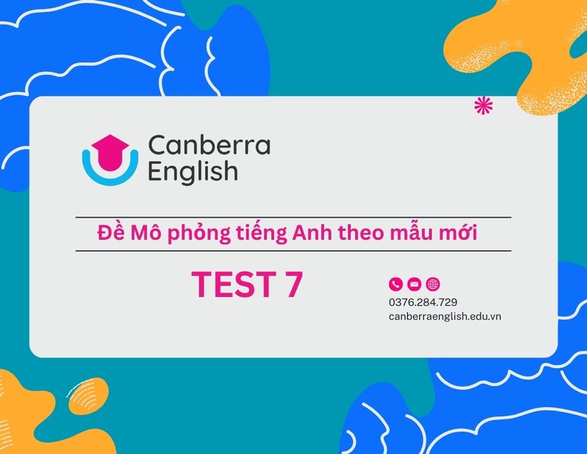 Đề mô phỏng Tiếng Anh vào 10 theo cấu trúc mới (7)